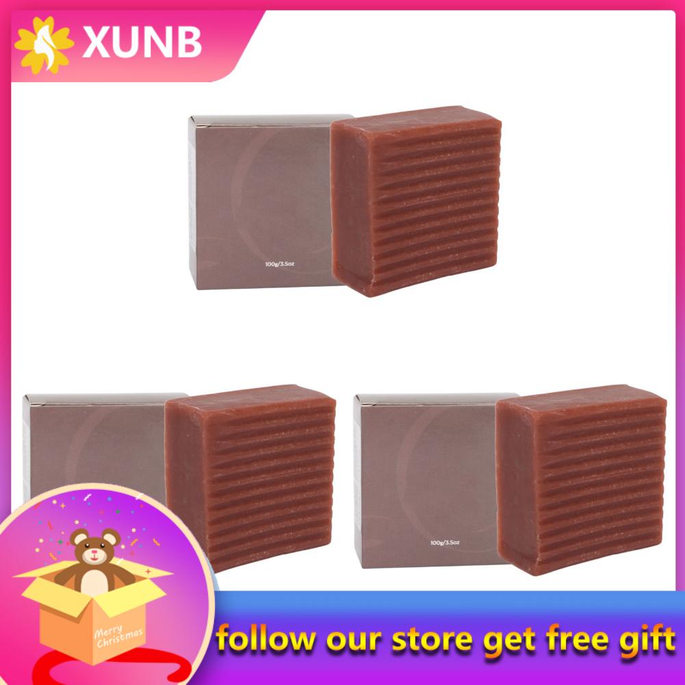 Xunb Soap  Nourishing Gentle Bar 3pcs for Colored Curly Hair Hotel
