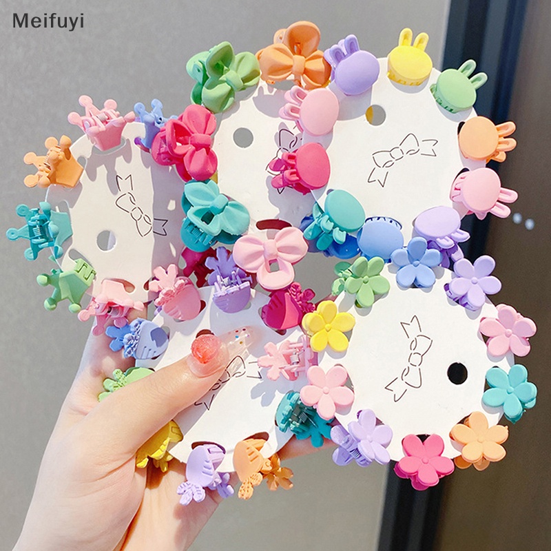 Set 10 Kẹp Tóc Hoa handmade Dễ Thương Cho Bé Gái