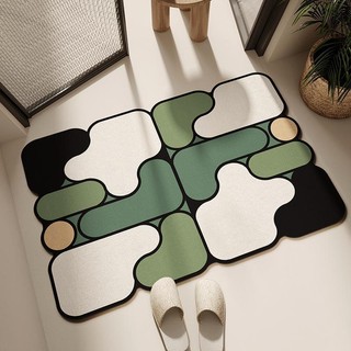 Thảm Lót Sàn Nhà Tắm / Phòng Ngủ Siêu Thấm Hút Phong Cách scandinavian