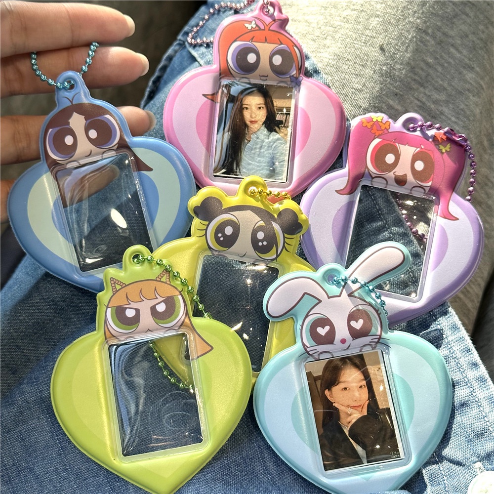 Móc Khóa Hình Các Thành Viên Nhóm Nhạc kpop newjeans powerpuff 1 inch Dễ Thương