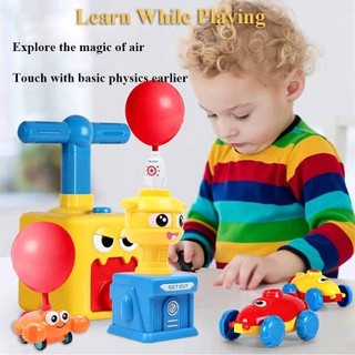 Air Pressure Inertia Powered Toy Balloon Powered Car Rocket Science Air Pressure Game