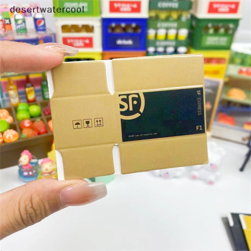 Dc Set 2 Hộp carton mini Trang Trí Nhà Búp Bê