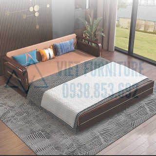 Giường sofa gấp gọn thông minh hai trong một - giường sofa đa năng - giường gấp gọn