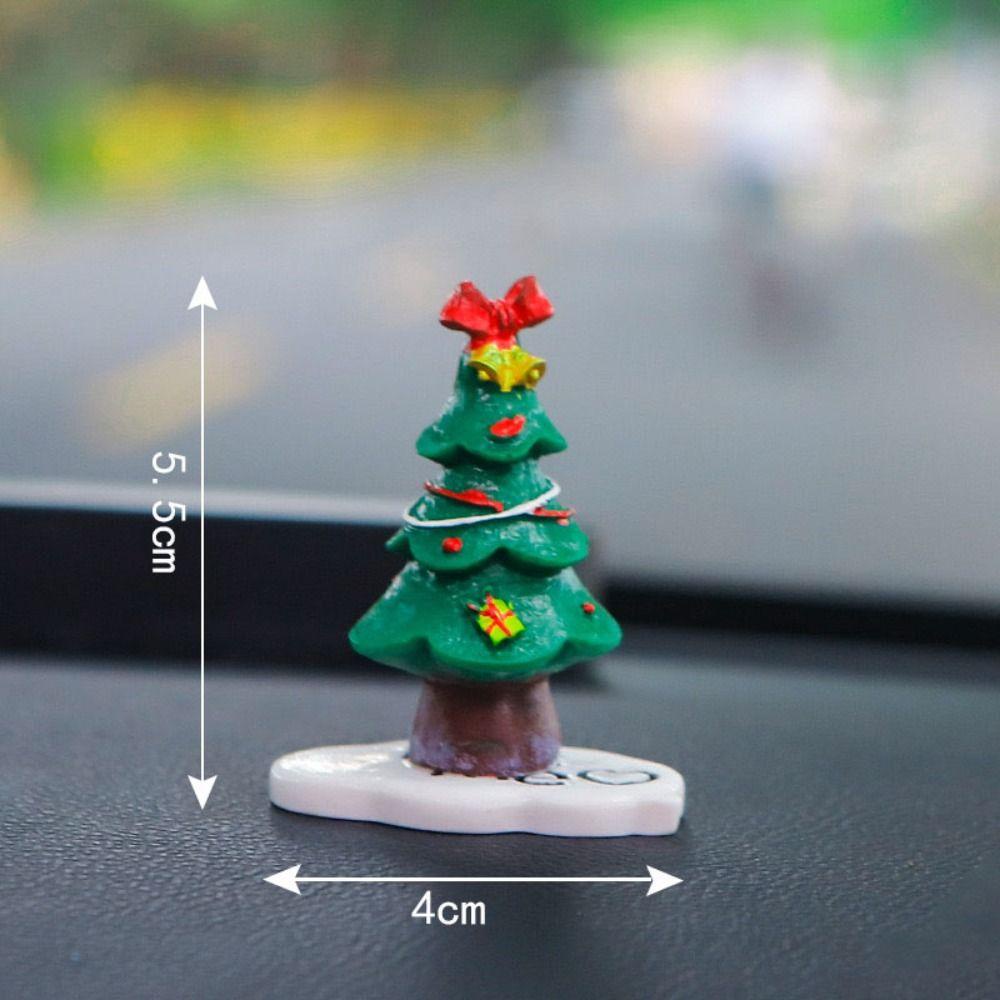 Yveta Kẹp Khuếch Tán Nước Hoa Để Bàn Trang Trí Nội Thất Xe Hơi Hình Cây Thông Noel Dễ Thương