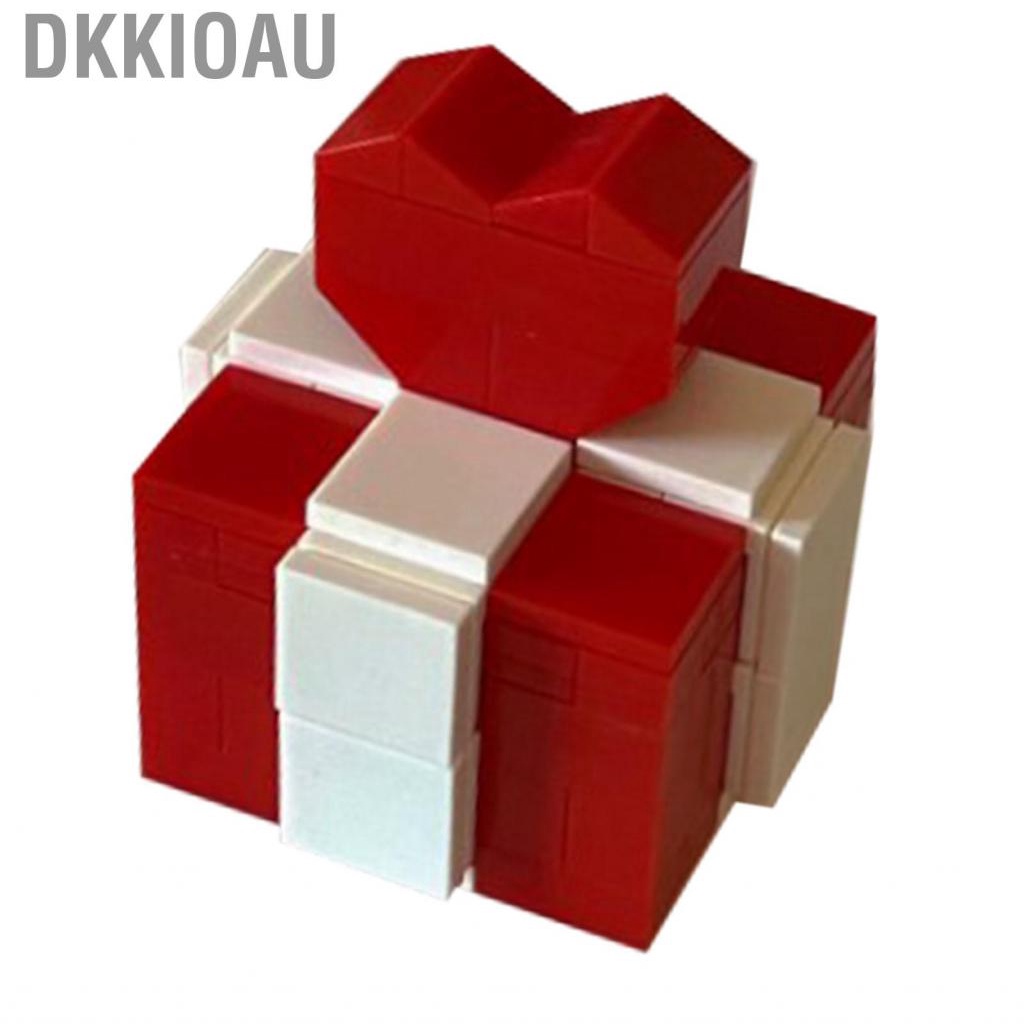 Dkkioau Ring Box  Eco Friendly Red and White Plastic Gift for Valentine s Day