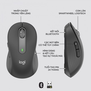 Chuột không dây Logitech M650 Wireless Bluetooth