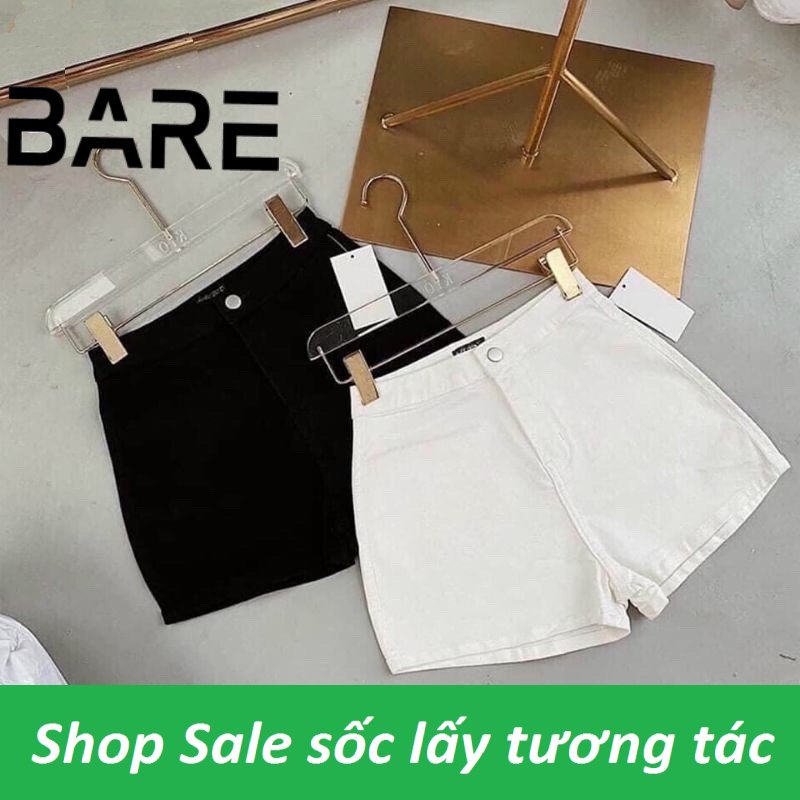 🍓🍓 Quần đùi nữ - Quần đùi ôm lưng cao không túi - Q01