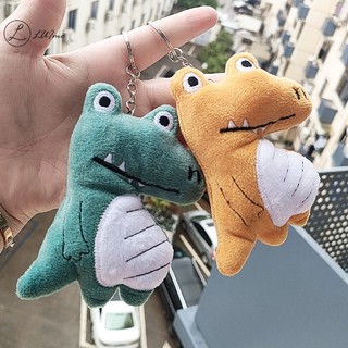Luna móc khóa hình cá sấu nhồi bông dễ thương