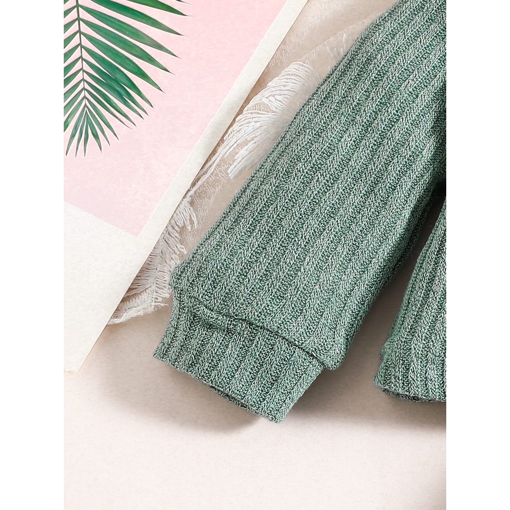 Combo bộ đồ bé gái trai 3-24tháng Màu Trơn Cổ Cao Giữ Ấm Mùa Đông Áo Sweater Tay Dài áo phông quần dài set thời trang cho bé trẻ em sơ sinh