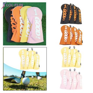 Bộ 4 vỏ bọc bảo vệ đầu gậy đánh golf chuyên dụng chất lượng cao
