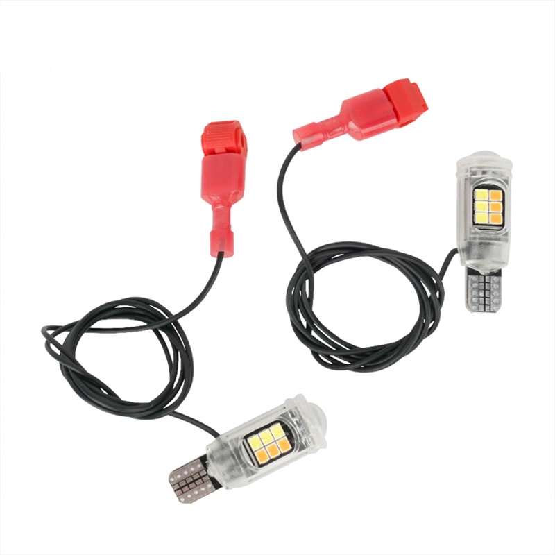 T15 Đèn Tín Hiệu Hai Màu t10 Độ Sáng Cao Cho Xe Máy