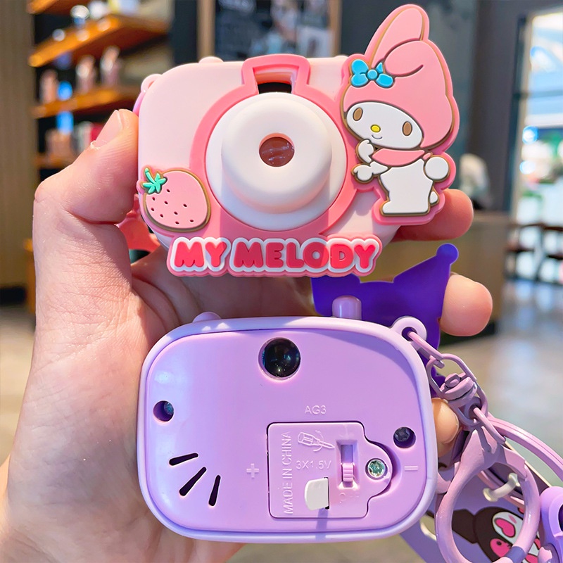 Sanrio Móc Khóa Hình Máy Ảnh Chiếu Hoạt Hình Đáng Yêu