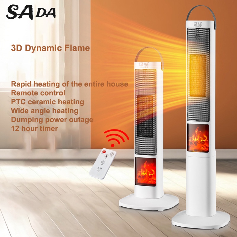 SADA Máy Sưởi Ấm Không Khí, Sưởi Điện, Sưởi Ấm, Tiết Kiệm Năng Lượng, Sưởi Ấm Cho Bé, Lò Sưởi 3d