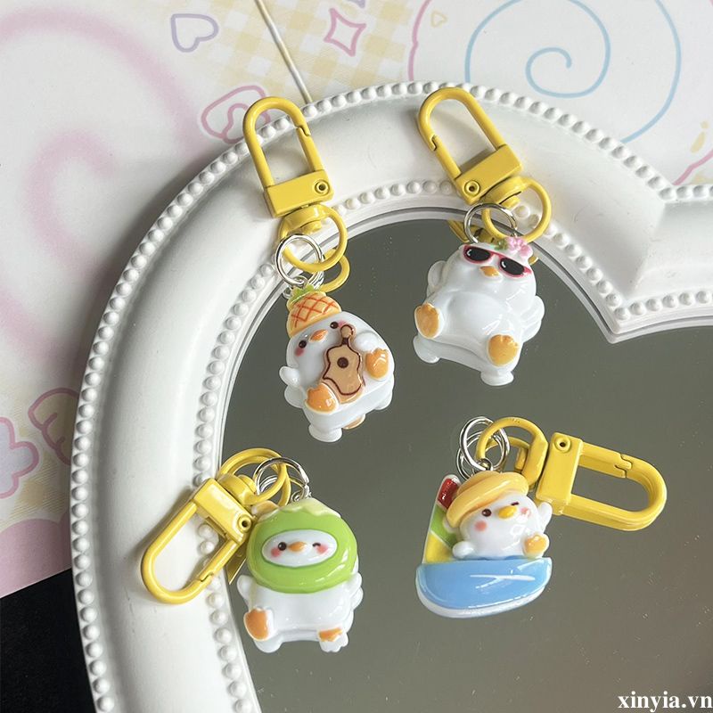 🌺🌺Móc Chìa Khóa Hình Vịt Xinh Xắn Dễ Thương Mới