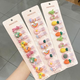 Set 10 Kẹp Tóc mini Dễ Thương Cho Bé