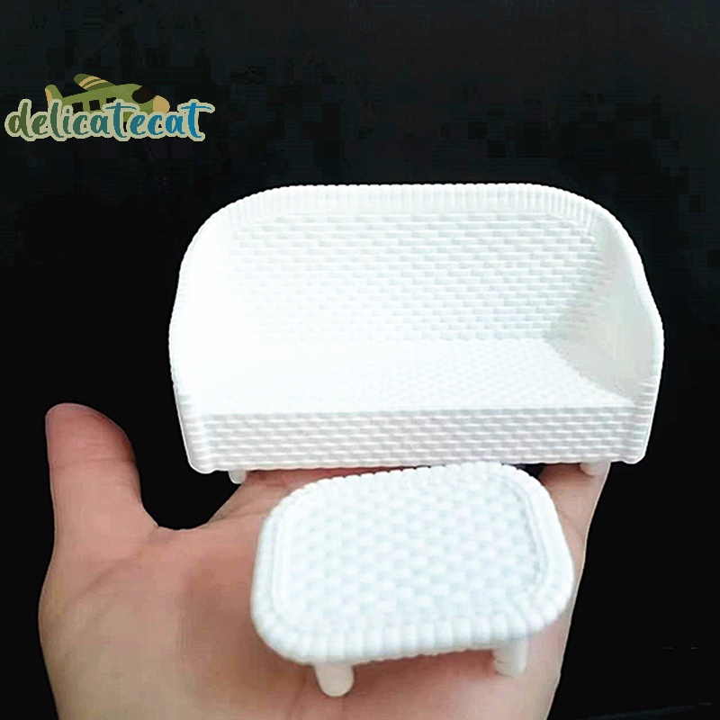 Bộ 2 Búp Bê Mây Nhỏ Màu Trắng Trang Trí Bàn Ghế sofa Phòng Khách Nội Thất