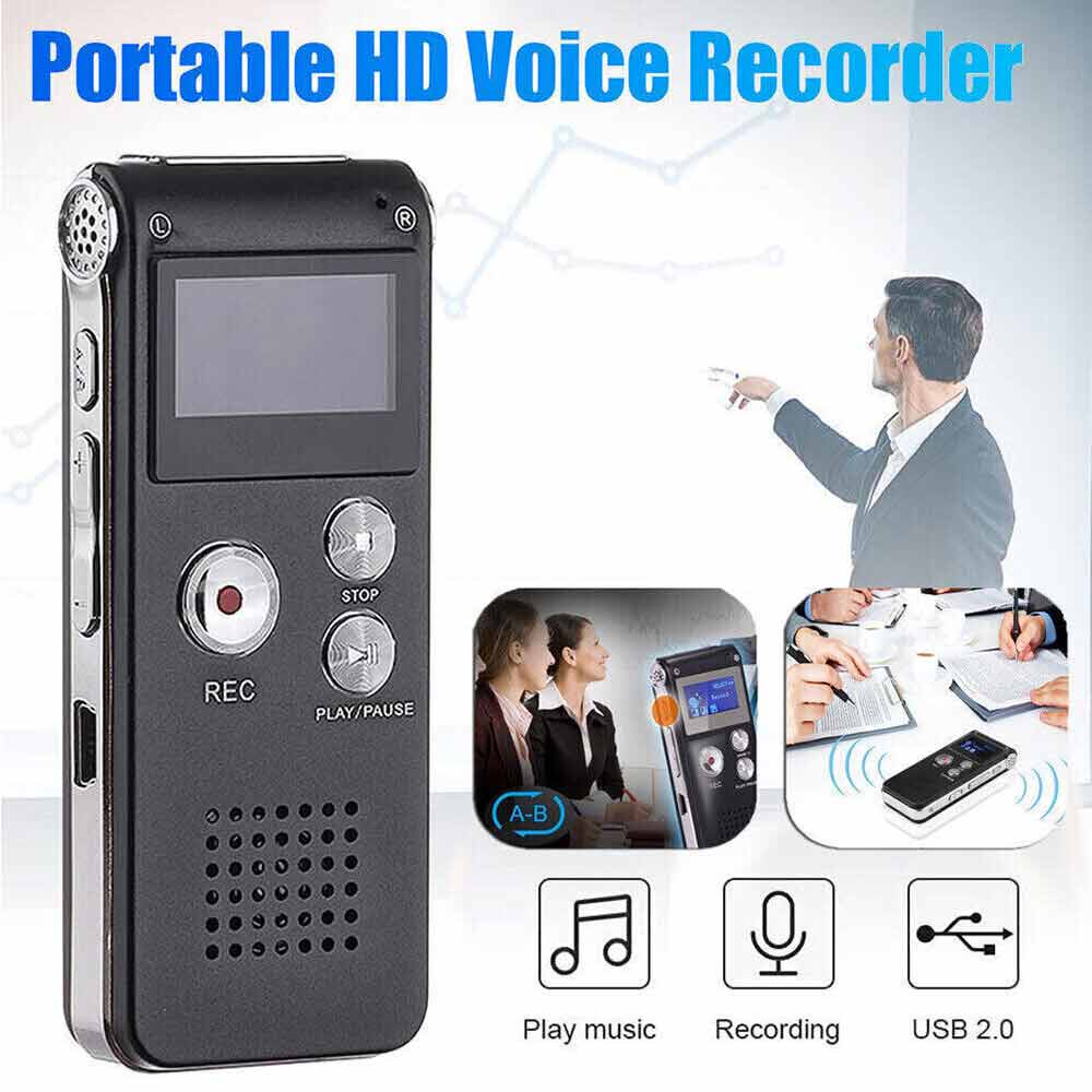 High definition noise reduction digital recording pen, suitable for meeting recording, supporting data cable, Hd noise reduction
