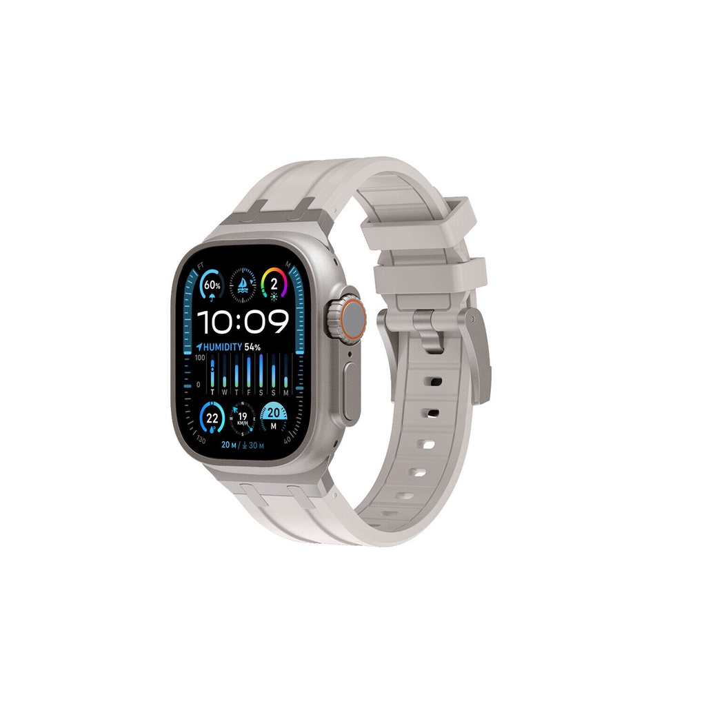 Dây Đeo Cao Su silicone Cho Đồng Hồ Thông Minh iwatch 9 ultra 49mm 45mm 44mm 42mm