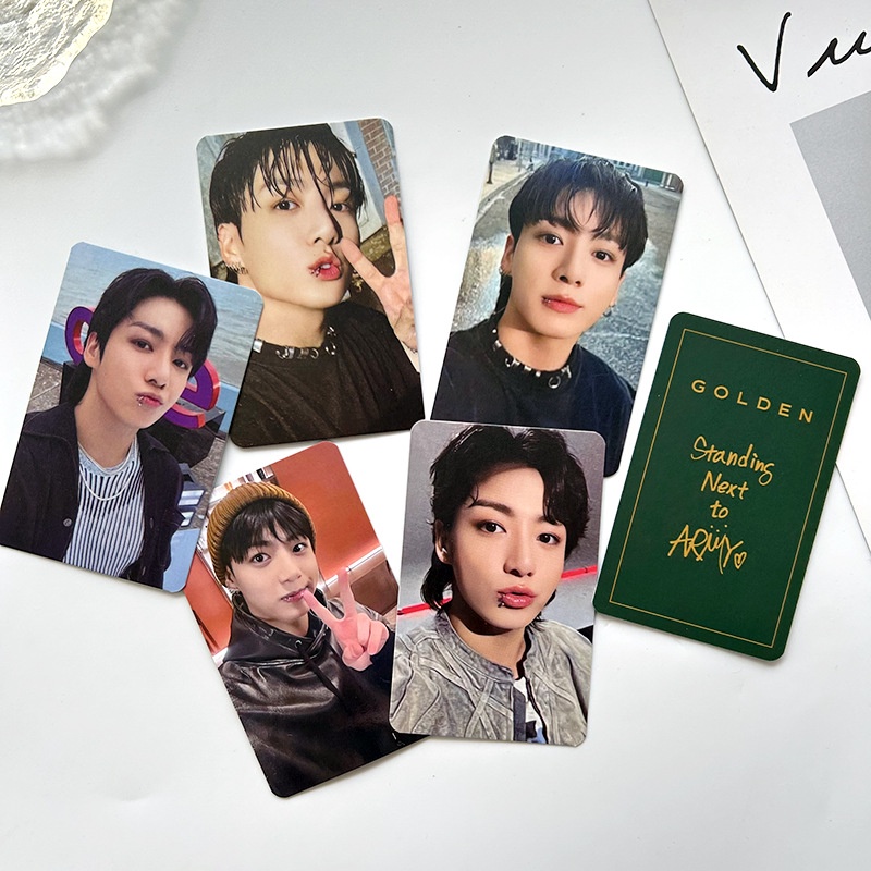 Album Ảnh Nhóm Nhạc kpop jk Gold solo Thẻ
