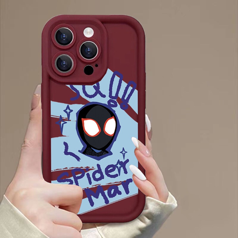Hoạt Hình Ốp Điện Thoại Mềm Chống Sốc Hình Người Nhện marvel oppo reno 4 5 6 7 8 pro 8t 8z 7z 10plus realme 8 8i narzo 30 50