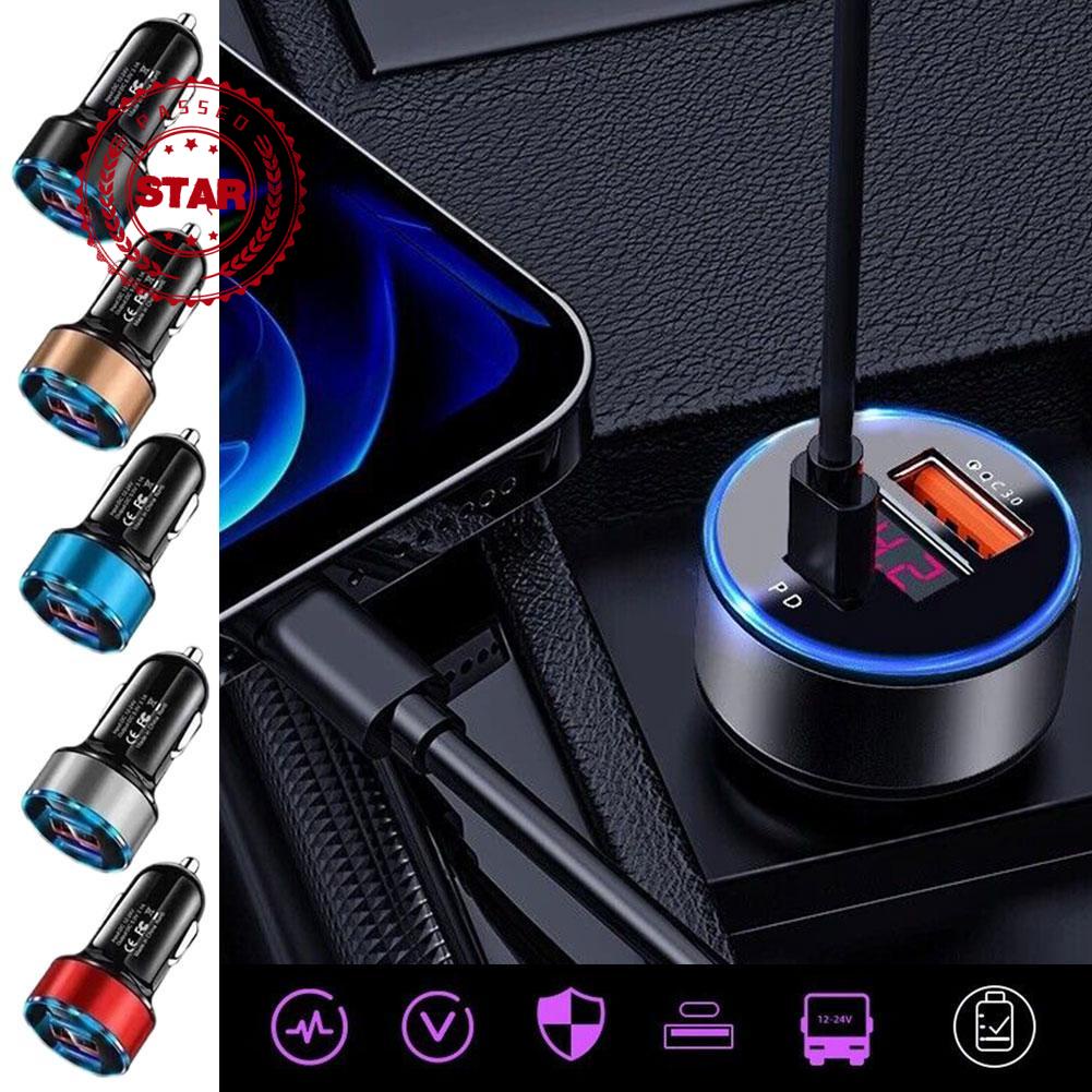 Phích Cắm Sạc Nhanh usb Cho Xe Hơi automobile is App to super car H5B3