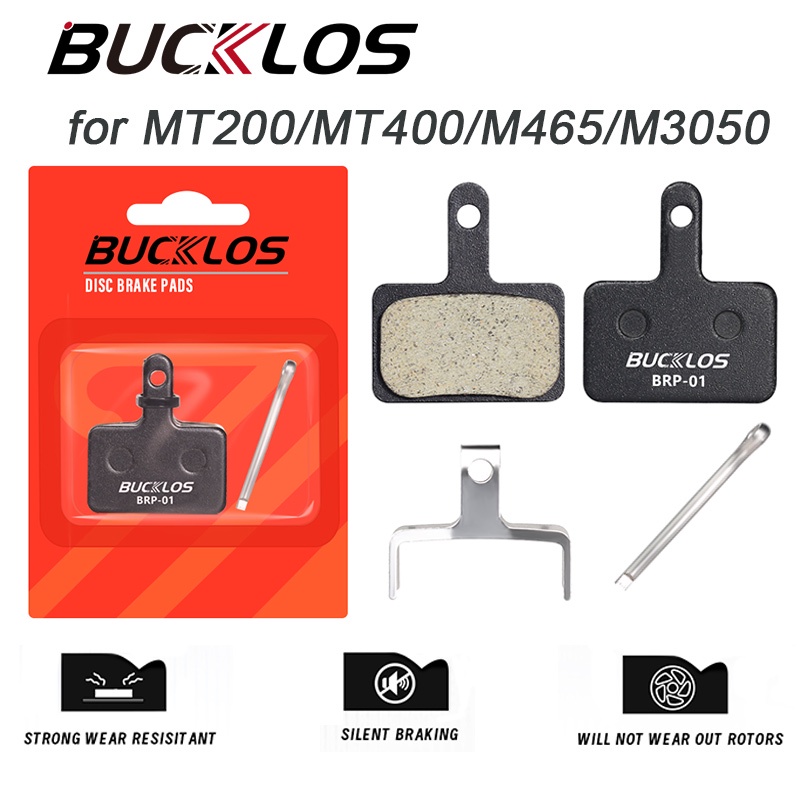 BUCKLOS MTB Má Phanh MT200 Nhựa Kim Loại Má Phanh Xe Đạp M8020 M6100 Má Phanh Đĩa Đi Xe Đạp Cho TRP 