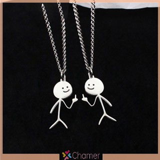 Vòng cổ Thép Titan Mặt Hình Ngón Tay Giữa Phong Cách Hip Hop Cho Cặp Đôi