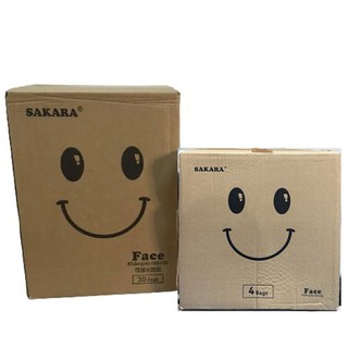 Combo 1 thùng giấy ăn gói + 1 thùng giấy rút đa năng Sakara 4 lớp (tặng móc treo dán tường)