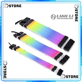 Dây nguồn nối dài Lian Li Strimer Plus v2 (24 Pin/ 2x8Pin/ 3x8Pin) Led Neon ARGB SYNC Main/HUB