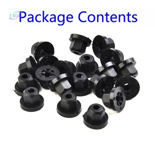Bộ 20 Đai Ốc Nhựa E61 E65 E90 E91 X3 Cho BMW BlackNylon E36 E39 E46 E60