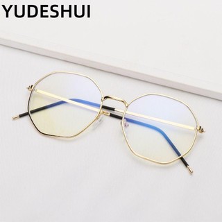 YUDESHUI Mắt Kính Gọng Kim Loại Chống Ánh Sáng Xanh Thời Trang Cho Nam Và Nữ