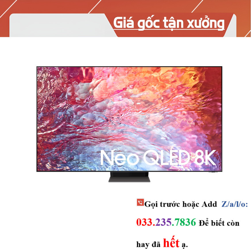 Tivi Samsung 65 inch Neo QLED 8K QN900B đã kiểm định chất lượng tân trang <<Hãng