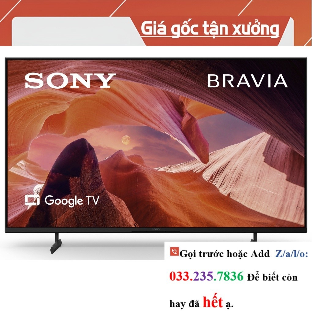 Google Tivi Sony 4K 43 inch KD-43X80L <<Hãng