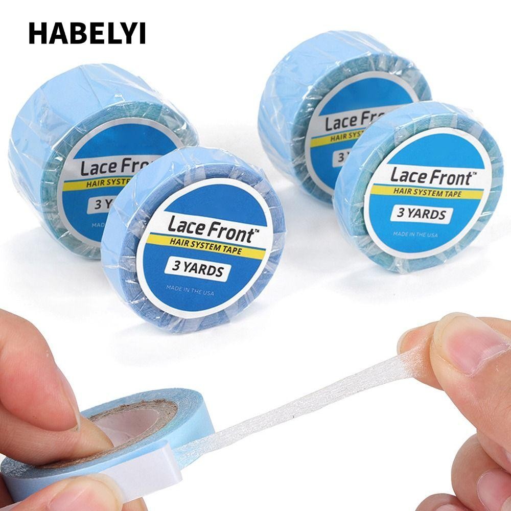 Habelyi 3Yards / Roll Wig Tape, Keo dán phía trước ren chắc chắn chống thấm nước, Băng keo hệ thống 