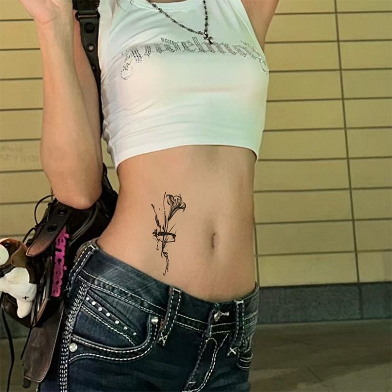 Hình Xăm Dán Tạm Thời Họa Tiết Cô Gái Gợi Cảm Chống Nước Trong 7 Ngày