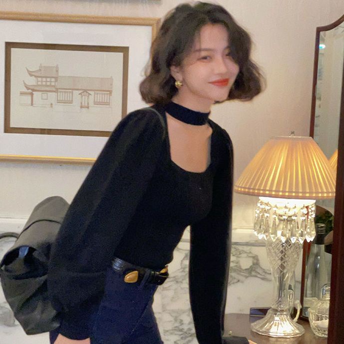 Áo sweater Dệt Kim Tay Dài Thời Trang Mùa Đông Cho Phái Nữ
