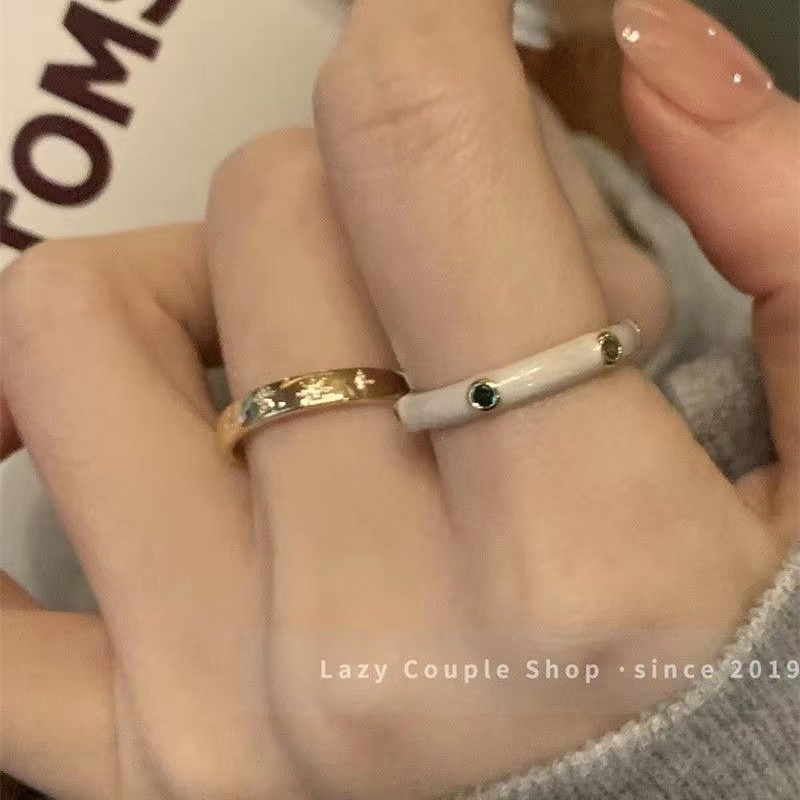 Nhẫn Hợp Kim Đính Đá Quý Sang Trọng Cho Nữ