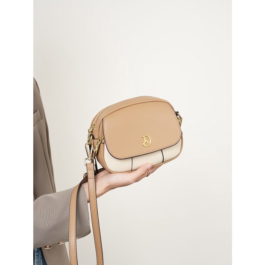 Túi Đeo Chéo mini Bằng Da Bò Thật Thời Trang Mùa Hè Cho Nữ