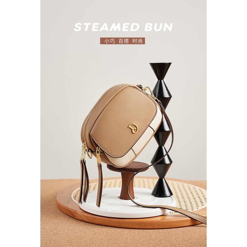 Túi Đeo Chéo mini Bằng Da Bò Thật Thời Trang Mùa Hè Cho Nữ