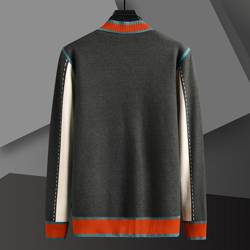 Áo Khoác cardigan Dệt Kim Phong Cách hong kong Thời Trang Xuân Thu 2023 Mới Cho Nam