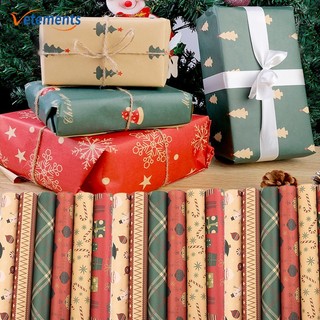 Giấy gói quà / bó hoa tuyết 75 * 50cm trang trí giáng sinh