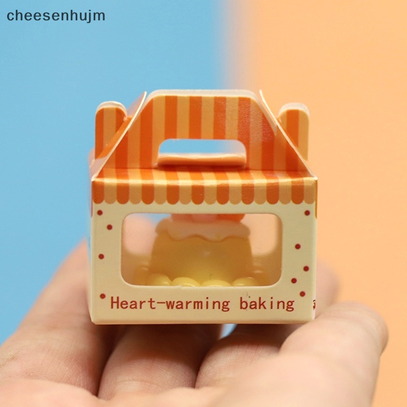 Set 3 Hộp Đựng Bánh / Món Tráng Miệng Mini Tỉ Lệ 1: 12 Trang Trí Nhà Búp Bê vn