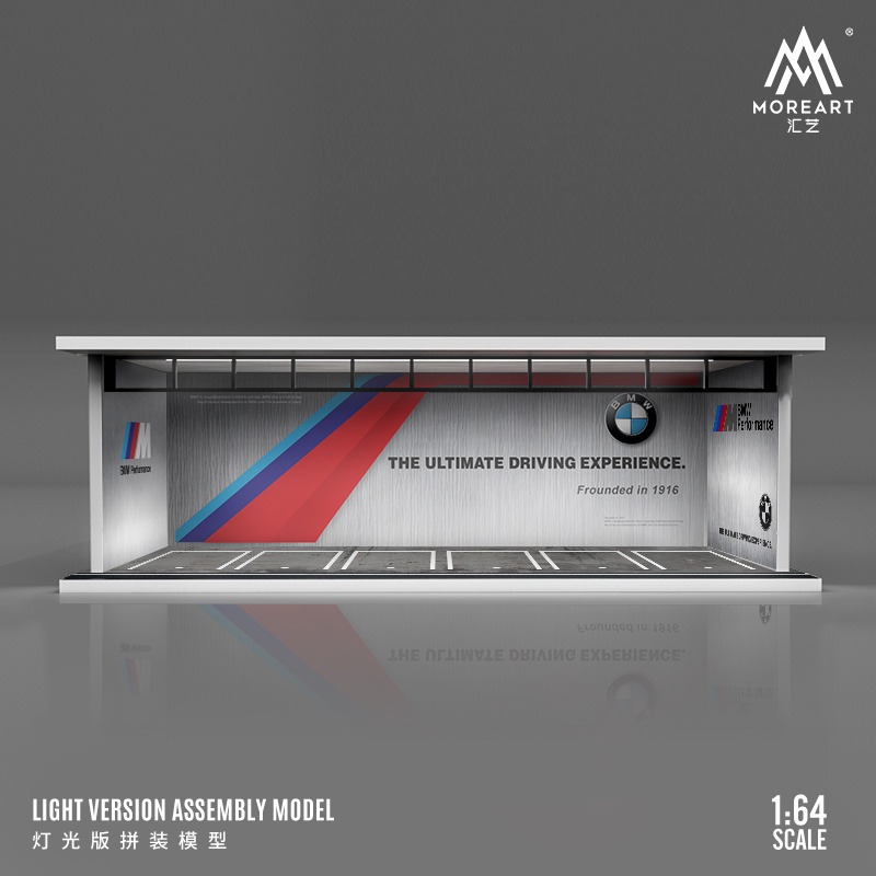 Moreart Mô Hình Lắp Ráp Xe Ô Tô 1: 64 amg / bmw / honda / mitsubishi garage