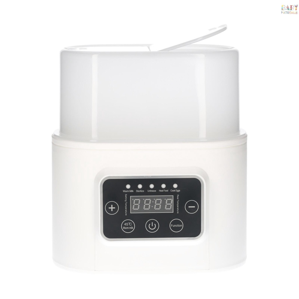 Máy Hâm Nóng Bình Sữa Em Bé 5 Trong 1 Màn Hình Kỹ Thuật Số Có Hẹn Giờ Tiệt Trùng Giữ Ấm Cho Mẹ Và Bé