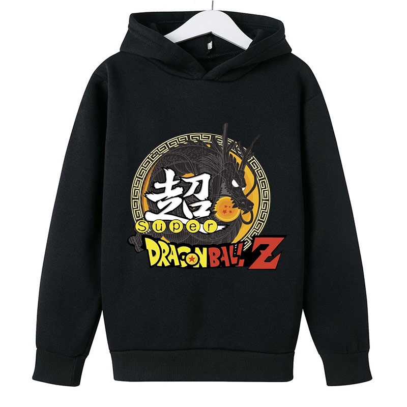 Áo hoodie In Hình goku dragon ball Thời Trang Mùa Thu Cho Bé