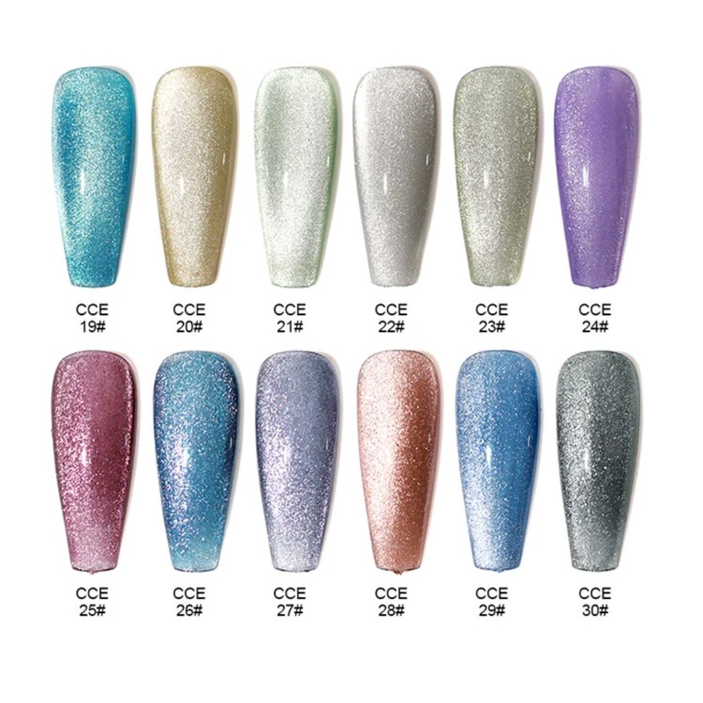 Sơn Gel Mắt Mèo Kim Cương AS CCE Chai Xanh 15ml - manh219