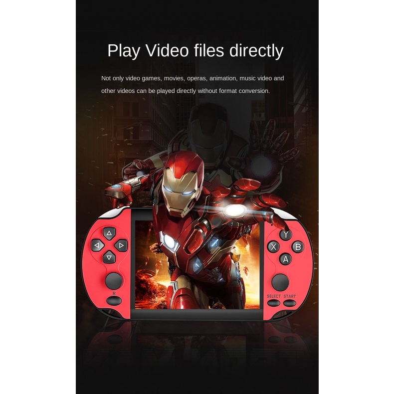 Máy Game Cầm Tay X7 Plus 5.1 Inch 8gb Cho Trò Xây Dựng Trong Mp5 200 Trò ]