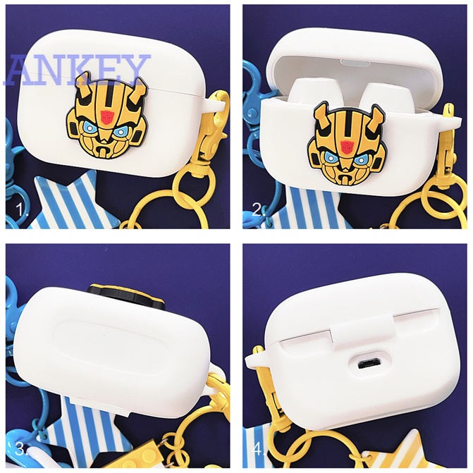 For Edifier TWS1 Pro 2 Case Protective W240TN TWS5 W3 TO-U Silicone Cute Cartoon Covers Bluetooth Earphone Shell Headphone Portable
