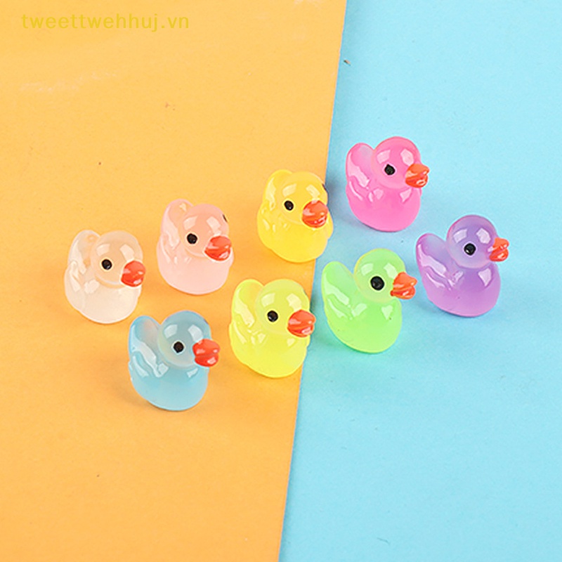 Tweehuj Set 5 Vịt Dạ Quang Trang Trí Phong Cảnh diy vn