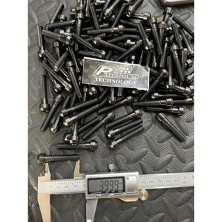 (Titan GR5 Đen PVD) Ốc 8li40 Trụ Tròn M8x40 Pillar Head kẹp bố heo Brembo 2 pis 4pis, Heo Mode Adelin, Frando